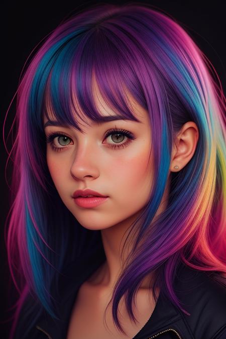 color hair - v3.0 | Stable Diffusion LoRA | Civitai