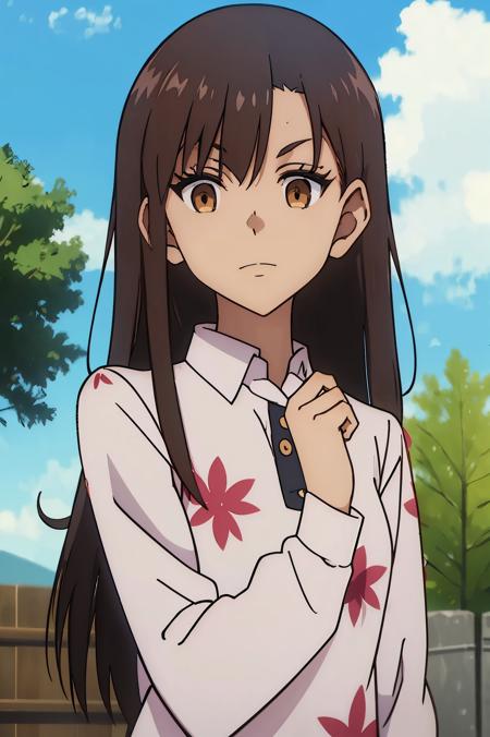 yumiko koizumi brown hair brown eyes