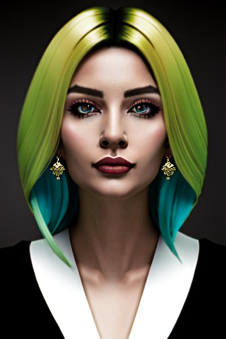 anime style, (masterpiece, best quality, ultra-detailed, highres), perfect face, sidelighting, lustrous skin,(bloom), (shine), lighting, ray tracing, sci-fi, city, outdoor, 1girl, solo, breasts, green eyes, lipstick, large breasts, gloves, makeup,  lips,  rainbow hair, long hair, smile, upper body, holding, looking at viewer, depth_of_field, very detailed background, highly detailed background, Masterpiece, Ultra detailed, great composition,Dynamic angle,[Bottle bottom],(wide shot), extremely delicate and beautiful,(Highest picture quality), (Master's work), (fantasy), depth of field, solo,Beautiful girl,extreme light and shadow, masterpiece, rich in detail, (fine features), (highest quality), (masterpiece), (detailed eyes), (beautiful) detailed girl,beautiful detailed eyes,(straight-on), full body,(extremely detailed CG unity 8k wallpaper),(masterpiece), (best quality), (ultra-detailed), (best illustration),(best shadow), perfect lighting , perfect anatomy, solo, close to camera , pov   <lora:DuskfallArt:.6> <lora:Copy of PinkSpiderhide:.3>