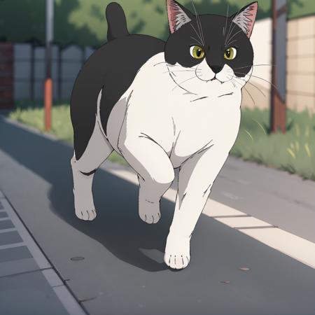 masterpiece,highres,high quality,extremely detailed,solo,
<lora:Tsu-chan002:0.7>,
Tsu-chan,cat,running,