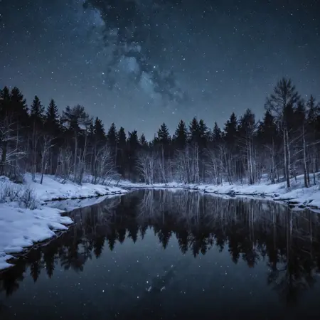 Blue Pond Hokkaido by Styx