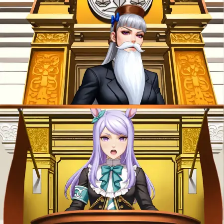 Ace Attorney Meme - Witness Stand - Judge Stand |ChenkinNoob-XL-V0.1|