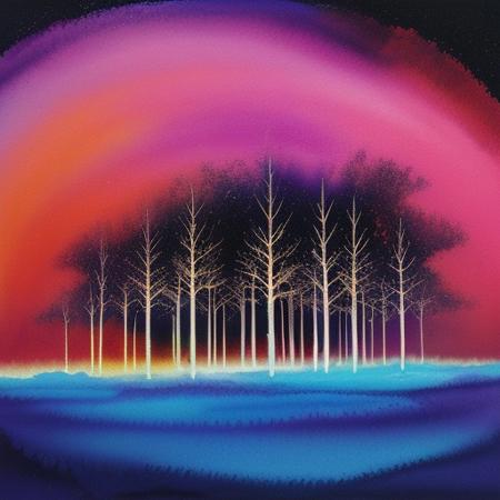 night field
Watercolor/Neon/abstract art.
Colorful.
