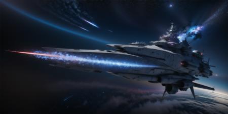 Space battleship (with bridge) v1.0