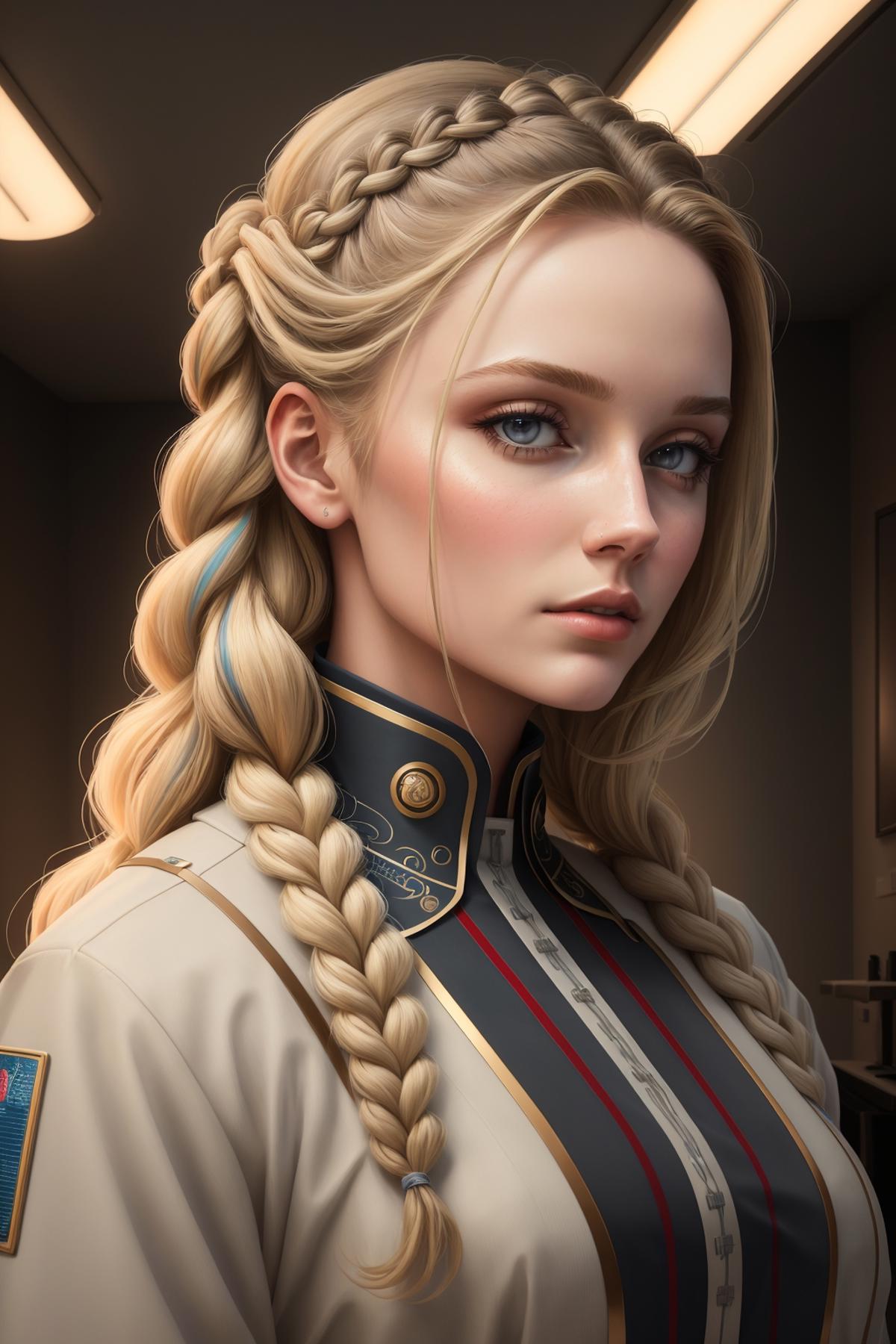 ArtStation - Realistic Female Braided Hair