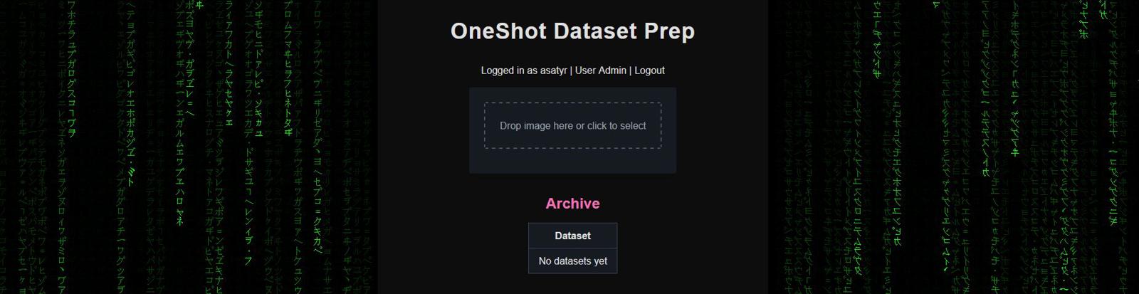 [Release for Public Testing]– OneShot Dataset Prep