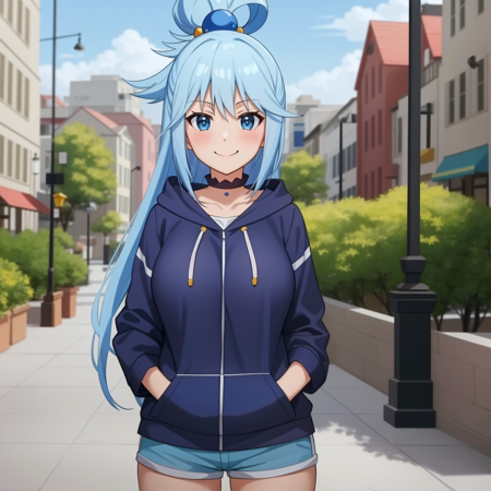 Aqua - Konosuba Anime Character - v1.0, Stable Diffusion LoRA