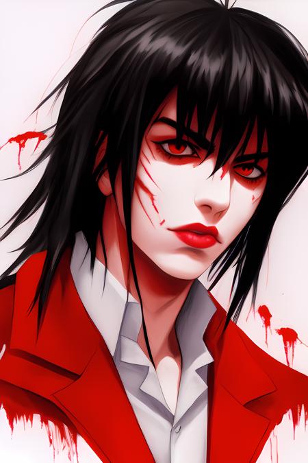 close portrait  Alucard