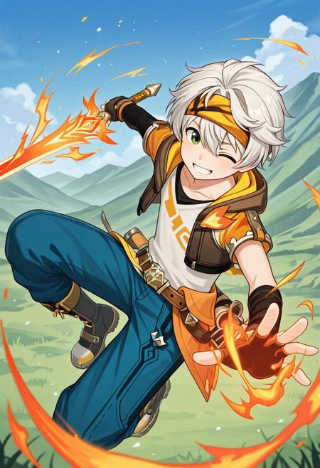 Bennett - Genshin Impact (Commission) - Pony / ILL Illustrious - 2.0