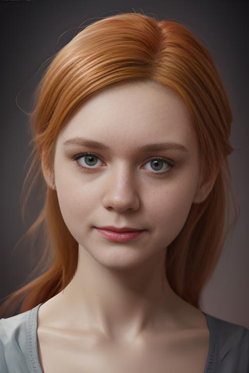 hyperrealistic digital painting by J. Scott Campbell and Thomas Saliot and Jeremiah Ketner and Lois van Baarle, lifelike anime, incredibly detailed, bokeh, ultra realistic, 8k, incredibly cute ginger 20yo 1girl