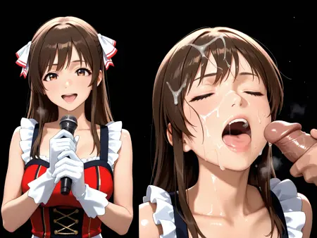 before and after cum