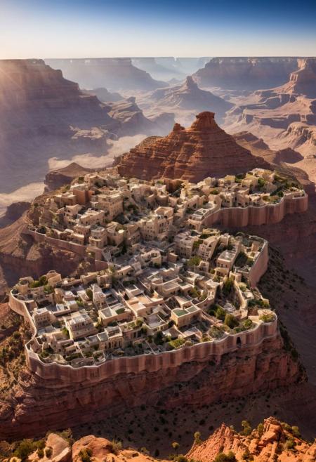 (The colonial city of the future, in the mist-filled Grand Canyon, on an unknown Earth-like planet, 2 moon on sky, Spaceship flight connects colonies:1.3), (Richard Meier:1.2), (Mario Botta:1.3), (avant-garde, future, reality, science fiction, photorealistic), (modern architecture:1.2), 
(Large Files, Ultra Realistic, 8K, 16k, FHD, HD, VFX, Perfect, Photography, composition, Architecture Sales Photography, Architecture Competition, Ultra High Resolution, Cinematography, High Resolution Image:1.1), (dramatic lighting, direct sunlight, ray tracing, clear shadow:1.2),  (real landscape:1.1), (blurred background:1.0), (urban background, more_details) ,
ac_neg1, great lighting, clear, hillscastel, frames