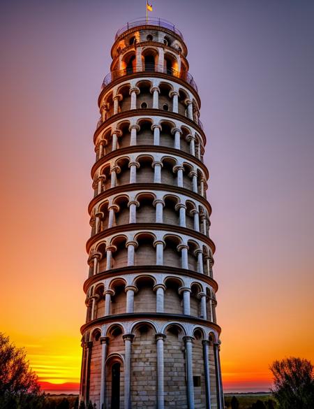 tow9is, tower, Spectacular light, sunset, no people