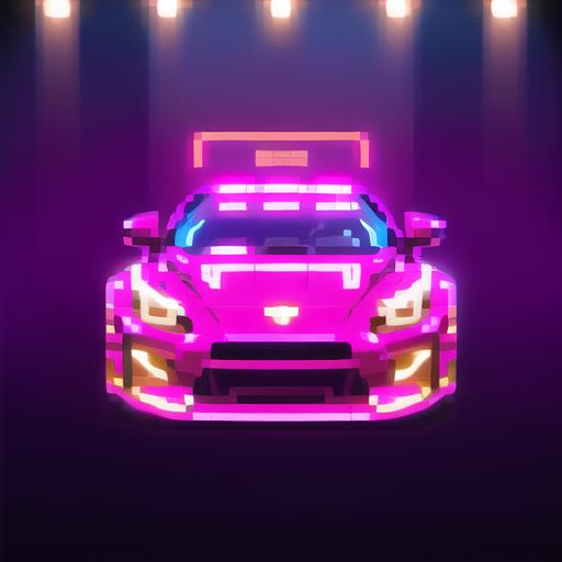 Pixel Neon Art image by SYK006