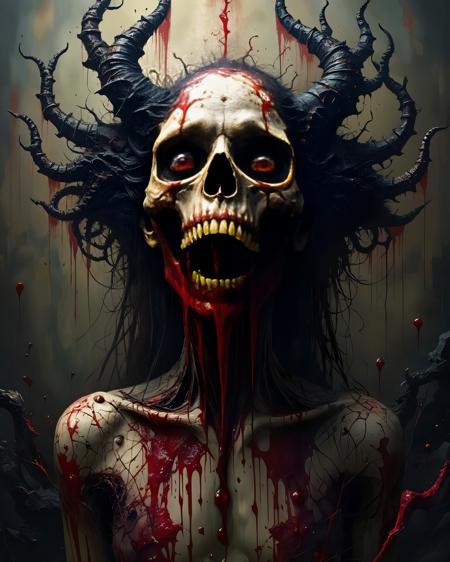 Macabre Painting: The Wail Beneath The Flesh Wail Beneath The Flesh