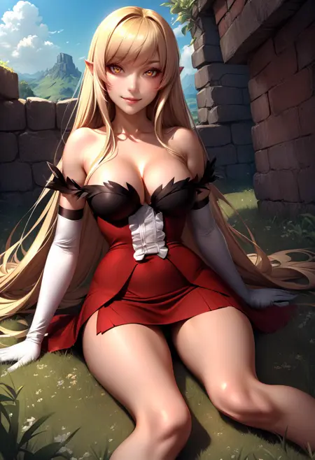 [Animagine XL V3] Kiss-Shot Acerola-Orion Heart-Under-Blade | Bakemonogatari
