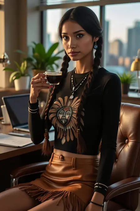 Shawnee / Two Moons by Pixel Artist