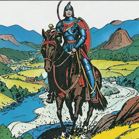 Joschek's Artstyles: Hal Foster (Prince Valiant Comcs) XL