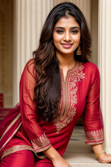 1woman, beautiful, alluring, cute face, detailed, smirk, masterpiece, full body shot, <lora:DETAIL_SLIDER_BY_STABLE_YOGI:0.5>
<lora:Salwaar Kameez By Stable Yogi:0.4> red, salwar, kameez