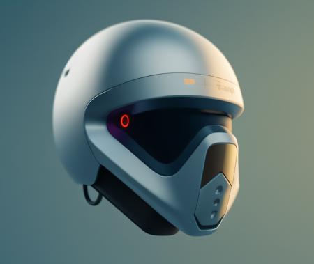 emauromin style, futuristic helmet, finely detailed, purism, ue 5, a computer rendering, minimalism, octane render, 4k   <lora:eddiemauroLora2:0.8>