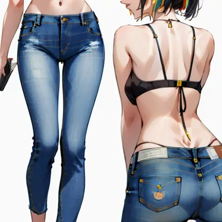 JeansBack_LoRa牛仔裤
