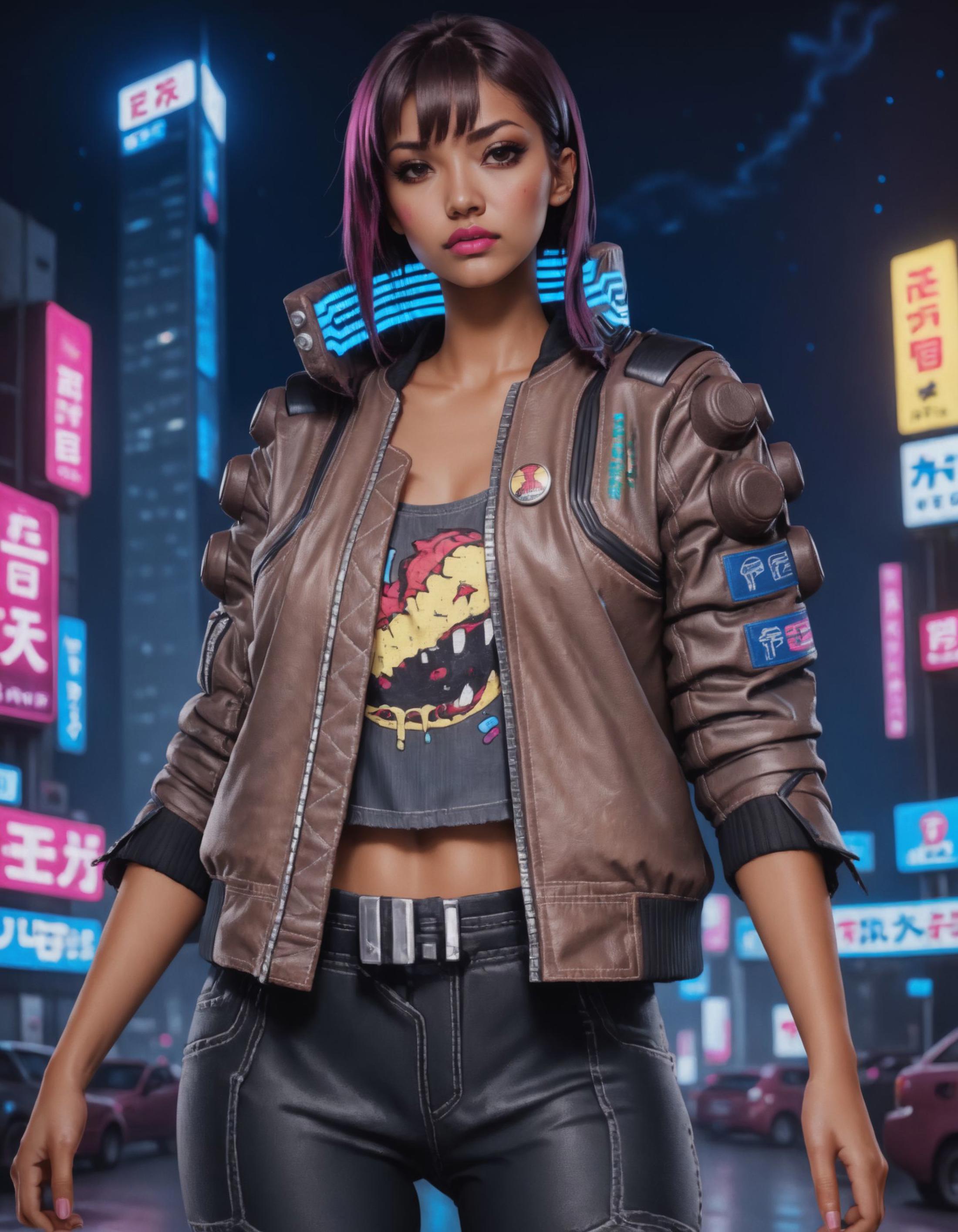 Cyberpunk Samurai Jacket SDXL image by diggydre