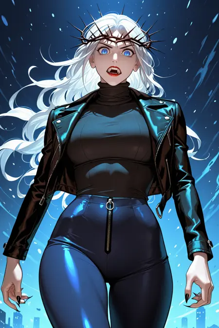 Hayan Park from the Manhwa Unholy Blood (Vampire Form) | Illustrious / NoobAI