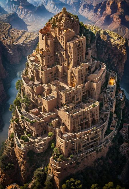 (The colonial city of the future, in the mist-filled Grand Canyon, on an unknown Earth-like planet, 2 moon on sky, Spaceship flight connects colonies, waterfulls:1.3), (Machu Picchu, a mountain settlement, incredibly spectacular:1.2), (Mario Botta:1.3), (avant-garde, future, reality, science fiction, photorealistic), (modern architecture:1.2), 
(Large Files, Ultra Realistic, 8K, 16k, FHD, HD, VFX, Perfect, Photography, composition, Architecture Sales Photography, Architecture Competition, Ultra High Resolution, Cinematography, High Resolution Image:1.1), (dramatic lighting, direct sunlight, ray tracing, clear shadow:1.2),  (real landscape:1.1), (blurred background:1.0), (urban background, more_details) ,
ac_neg1, great lighting, clear, hillscastel, extrusionbuilding, vertical