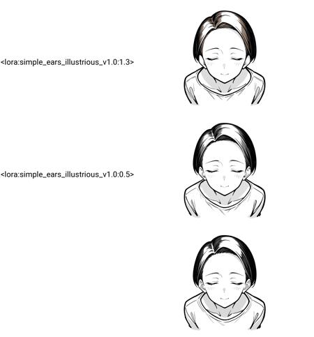 Simple Ears slider [for illustrious] illstriousV0.1 base v1.0