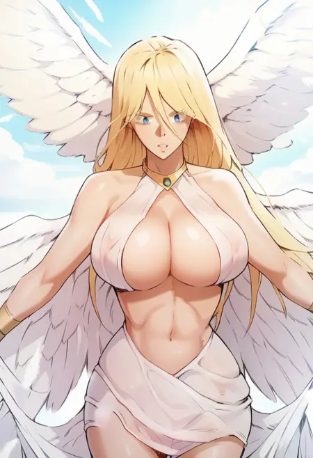 Goddess from The Warrior Dissatisfied With Everyone | Manhwa | Webtoon | PonyXl