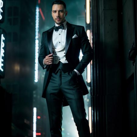 portrait of fabiomayor person, in blade runner, professional photography, high resolution, 4k, detailed photo,   <lora:fabiomayor_10350:1>