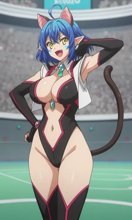 ring announcer -shinmai maou no testament BURST- forPONY