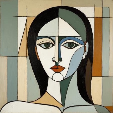 Picasso cubism art of a woman,subtle colors, minimalist, faint, olxcke,  <lora:olcooke_juggerX_xl_1_st_wocap_merger_97_99_66_028_042_03-olxcke:1>