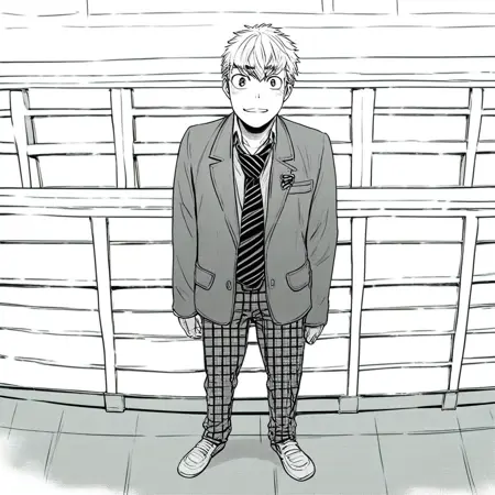 Domestic-Na-Kanojo - Ritsu Osaka  (black and white or color)