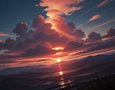 Anime Sunrise (Landscape) (Illustrious) (AD) v1.0