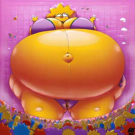 Sumo Lisa Simpson