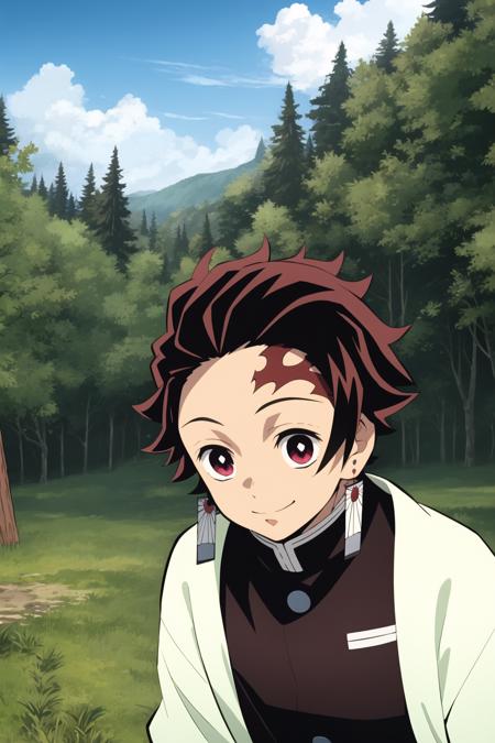 Tanjiro Kamado Anime PNG, Demon Slayer PNG, Anime Character PNG