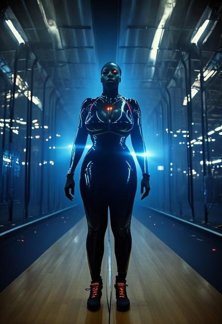 ()Hyoer Realistic:2.0)Polaroid picture of 
a hyper realistic Movie Still of (80 years old ((busty:1.8)) (((african american))) women) 
their (possessed glowing eyes:1.70)
image of aOlympics track even, where athletes of all ages and backgrounds are gathered, each with a USB chip plugged directly into their neck. The air is filled with the hum of machinery and the soft glow of LED lights.
The athletes' eyes are closed, their faces serene, as they upload advanced athletic algorithms and skills into their minds. Their bodies begin to glow with a soft, blue light, as their muscles and reflexes are enhanced to superhuman levels.
Capture the surreal, futuristic atmosphere of this scene, where the boundaries between human and machine blur, and the possibilities of athletic achievement are redefined."