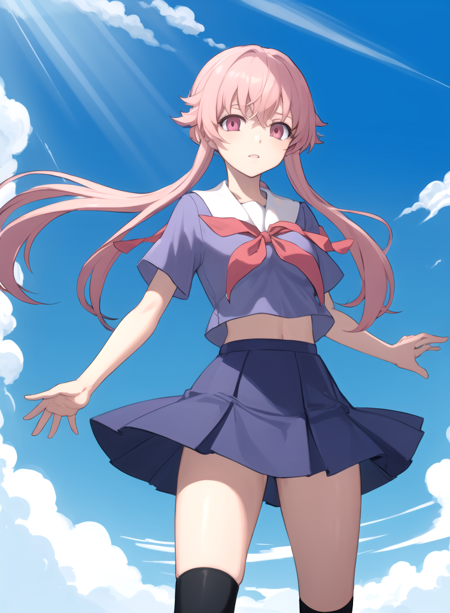 Yuno Gasai (Mirai Nikki / Future Diary) + Yandere Trance - Yuno Gasai v2.0, Stable Diffusion LoRA