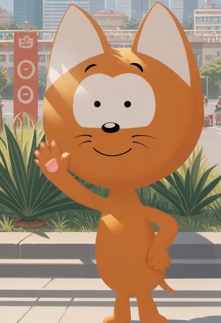 Kote. Cat male person from Russian kids show V1