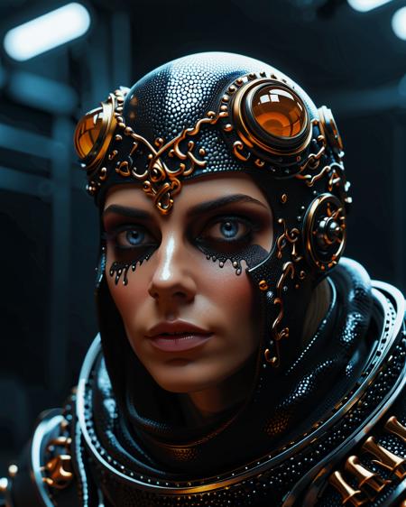 ((((masterpiece)), photographic)), professional detailed portrait, ultra high detail, sharp, insanely detailed, 




The dark creature stares at the camera, in the style of liquid metal, vray tracing, raw character, 32k uhd, schlieren photography, conceptual portraiture, wet - on - wet blending






<lora:AetherPunkAIv2:0.9>, <lora:WowifierXL-V2:0.8>, <lora:orangeblack:1.2>, <lora:ReaLora:0.7>, <lora:RMSDXL_Enhance:2>, <lora:RMSDXL_Photo:0.8>, <lora:psychedelicai-SDXL-V2-000008:1>, <lora:EnvyBetterHiresFixXL01:0:hr=1>, <lora:MJ52_XL:0.6>, <lora:add-detail-xl:1.5>, <lora:DetailedEyes_V3:1.2>, <lora:PerfectEyesXL:1.0>,



