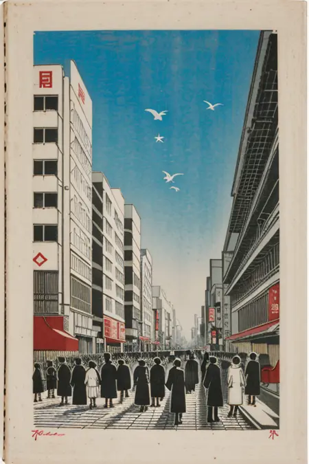Japanese woodblock prints, 1928-32