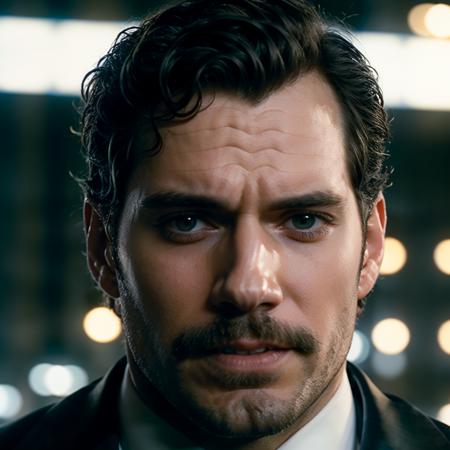 face portrait of henrycavill person using a tuxedo, in blade runner, professional photography, high resolution, 4k, detailed photo, <lora:henrycavill_30030:1>