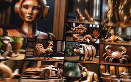 XL Realistic wood carving art style