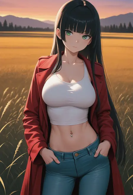 Navel Piercing (Illustrious)