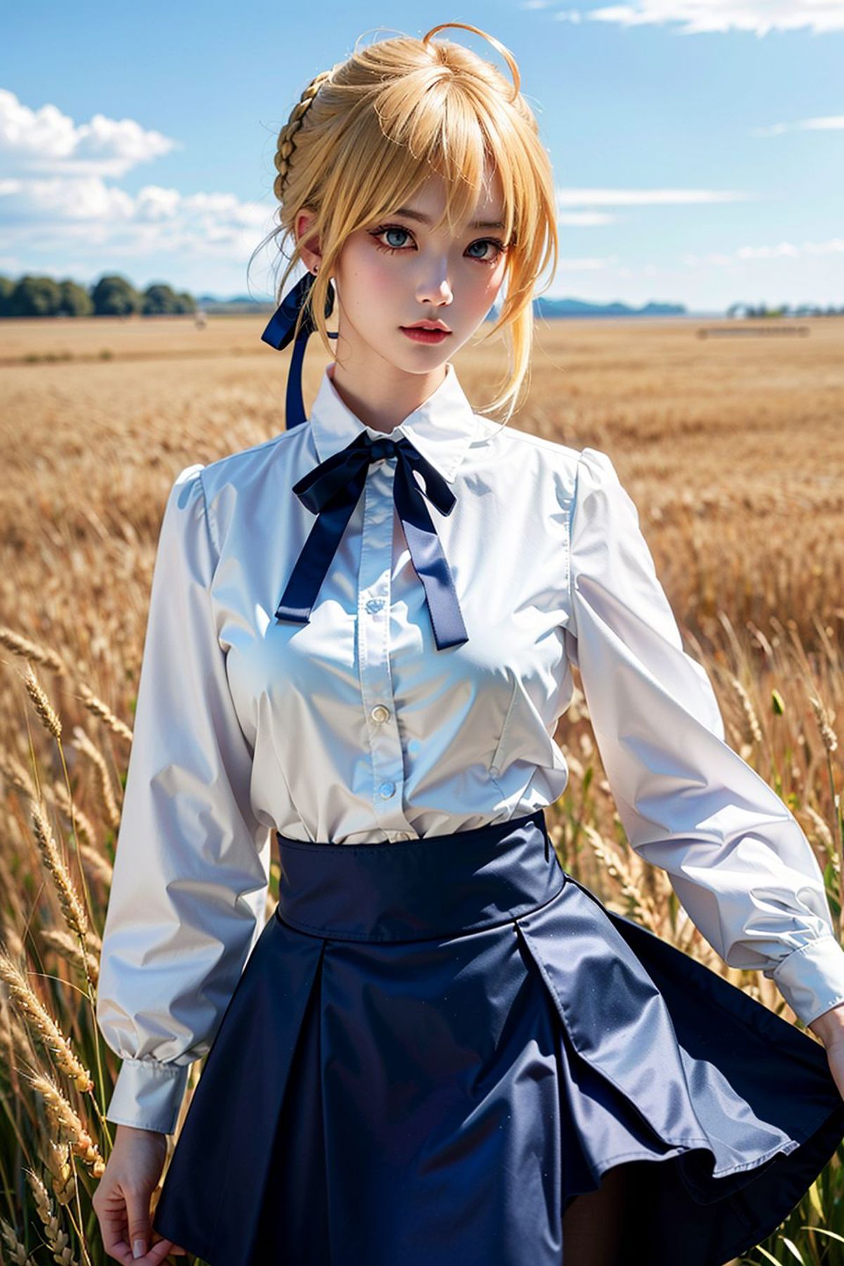 Saber 常服 FATE Saber image by ylnnn