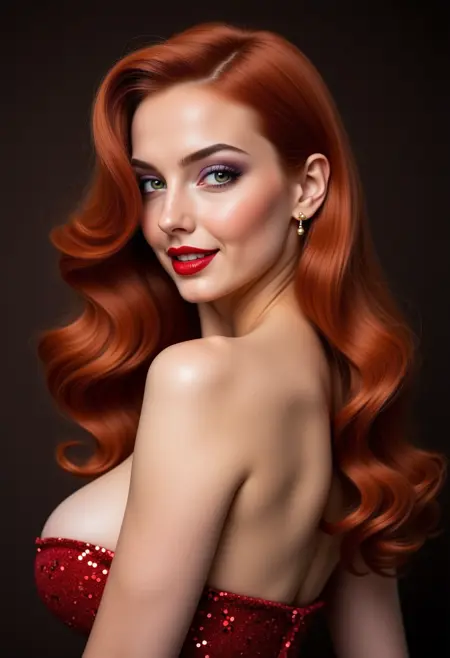 Jessica Rabbit (character & cosplay) [FLUX]