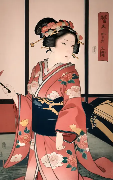 Kunisada Artstyle | PonyXL+LoCon