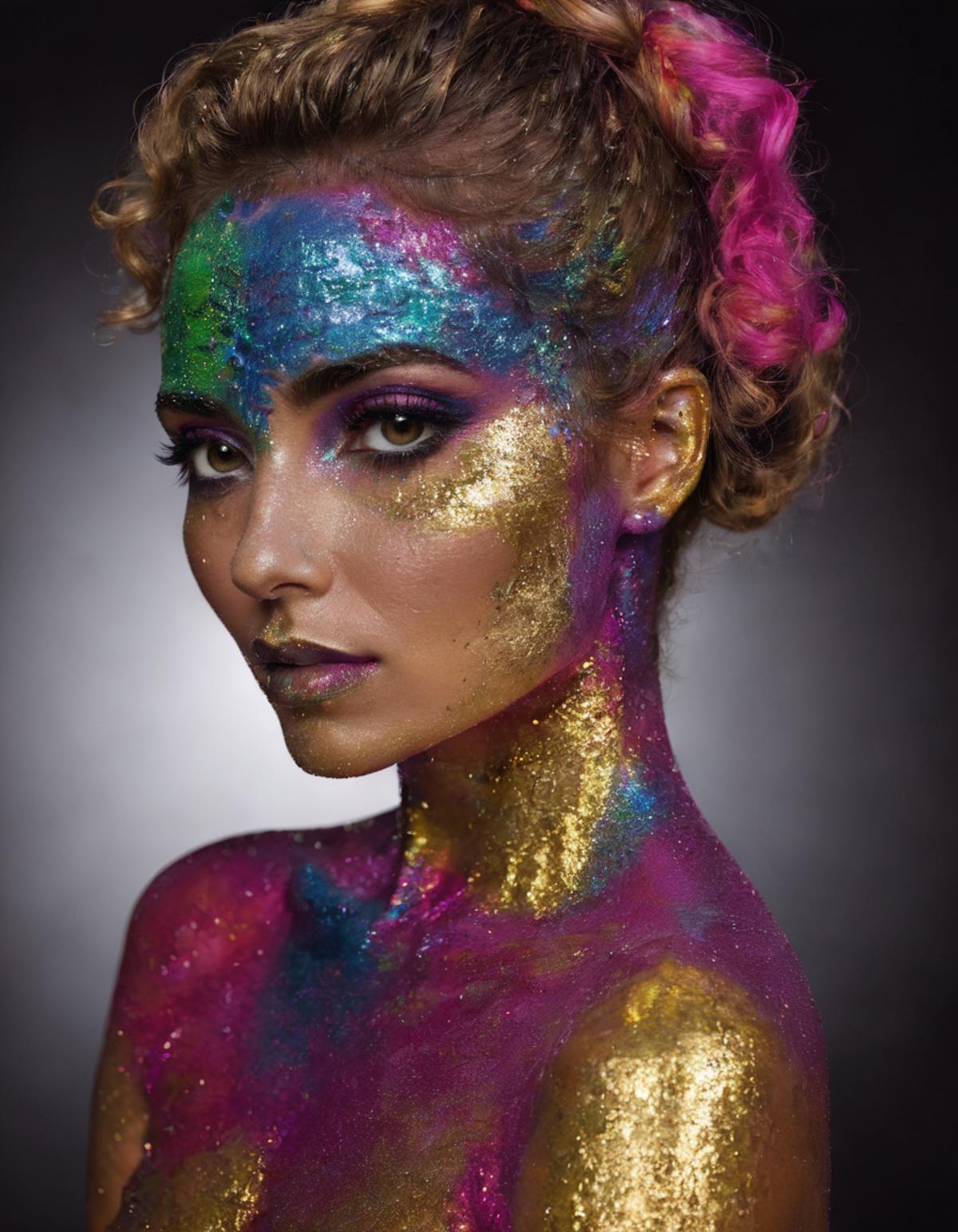 Glitter Body Paint SDXL Style LoRA image by getphat