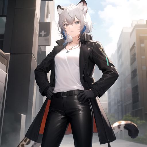 银灰-明日方舟（SilverAsh-Arknights） image by King_Dong